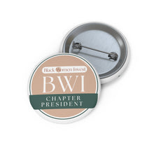 Load image into Gallery viewer, Chapter President ,Badge for Professional Networking, Gift for Leaders, Customizable Business Pins, Accessory for Events