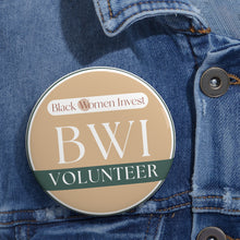 Load image into Gallery viewer, Volunteer, Badge for Professional Networking, Gift for Leaders, Customizable Business Pins, Accessory for Events