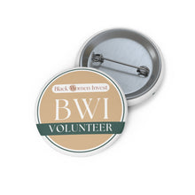 Load image into Gallery viewer, Volunteer, Badge for Professional Networking, Gift for Leaders, Customizable Business Pins, Accessory for Events
