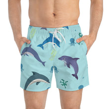 Load image into Gallery viewer, Dolphin Swim Trunks
