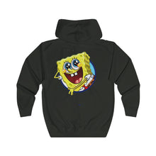 Load image into Gallery viewer, Full Zip Spongebob Hoodie
