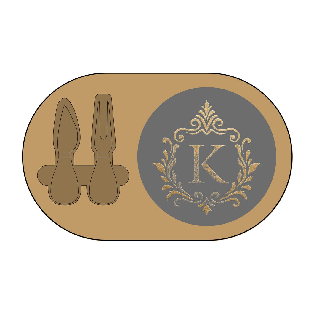 Charcuterie Board, Engraved Cheese Platter, Elegant Serving Board