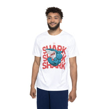 Load image into Gallery viewer, Shark-Themed Men's Sports Jersey | Perfect for Game Days, Summer Fun, or Casual Wear, Shark Shirt, Sporty Wear, Shark Lover Gift, Fun [...]
