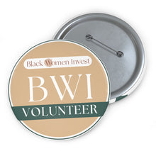 Load image into Gallery viewer, Volunteer, Badge for Professional Networking, Gift for Leaders, Customizable Business Pins, Accessory for Events

