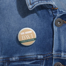Load image into Gallery viewer, Volunteer, Badge for Professional Networking, Gift for Leaders, Customizable Business Pins, Accessory for Events
