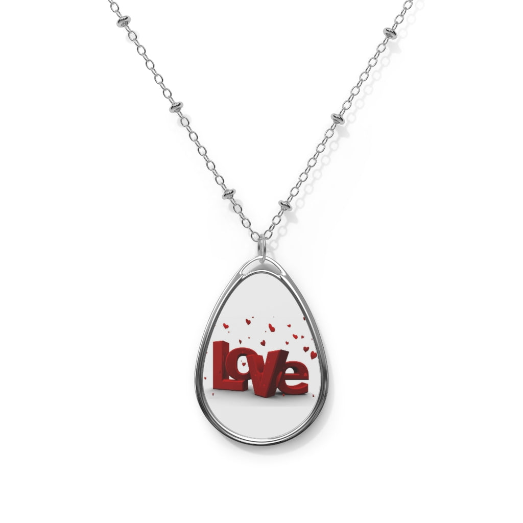 Love Oval Necklace