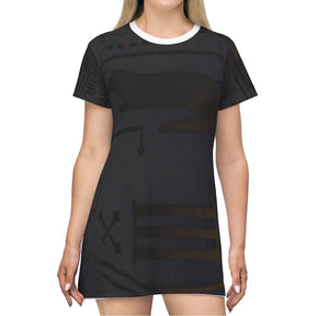 All Over Print T-Shirt Dress