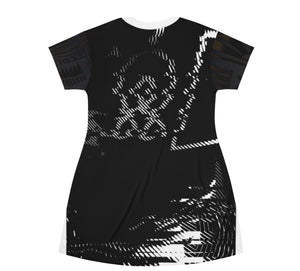 All Over Print T-Shirt Dress