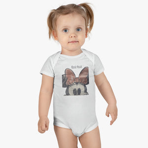 Baby Short Sleeve Minnie Mouse  Onesie®